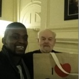 Selfie with Andrew Kwapong at Tottenham Hale dinner