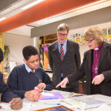 Meeting students at The Urswick School in Hackney