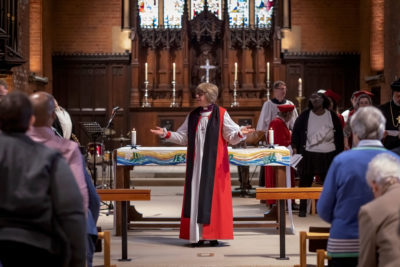Bishop of London celebrates St Dunstan’s 140th anniversary