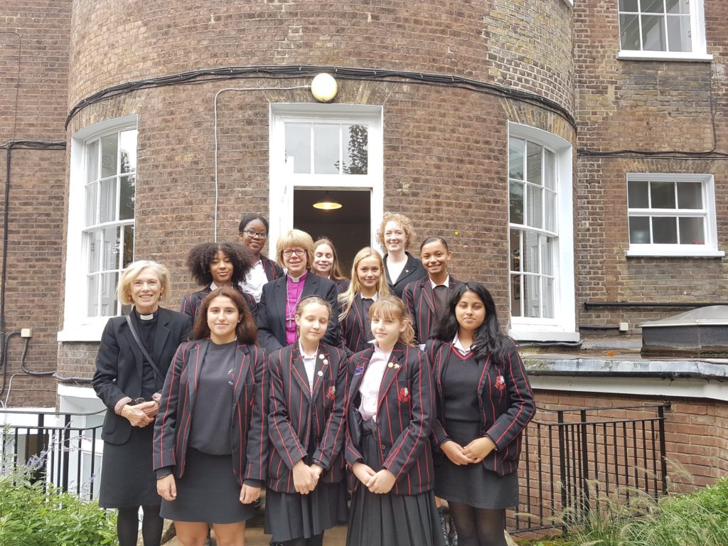 Bishop Sarah visits Lady Margaret School