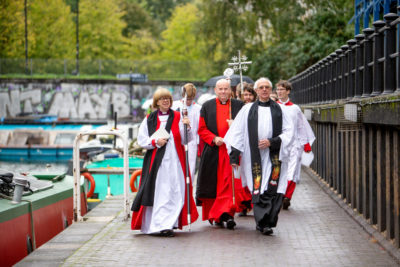 Bishop leads procession through East London
