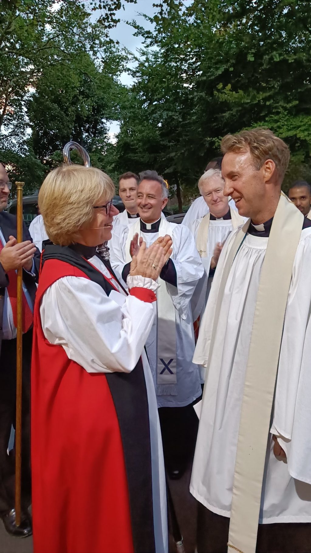 Bishop Sarah welcomes Archie Coates as HTB Vicar
