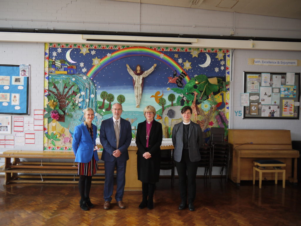Bishop Sarah visits St John’s CE Primary School