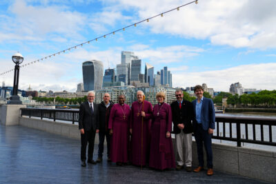 Bishop of London joins with Bishops of Southwark and Dover to walk part of the recently established pilgrimage linking London to Rome