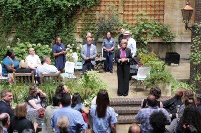 Diocese’s 39 new Deacons enjoy lunch with Bishop Sarah